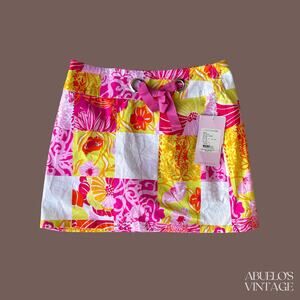 Lilly Pulitzer Rory Skirt | Patchwork | Size 2 | Vintage NWT